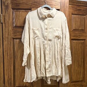 By Together Cream Long Sleeve Dress